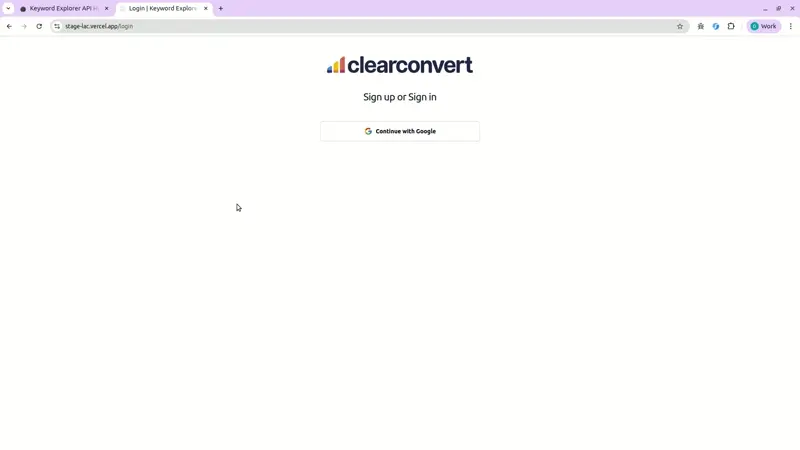 Keyword Explorer. Grouping keywords for search engine.