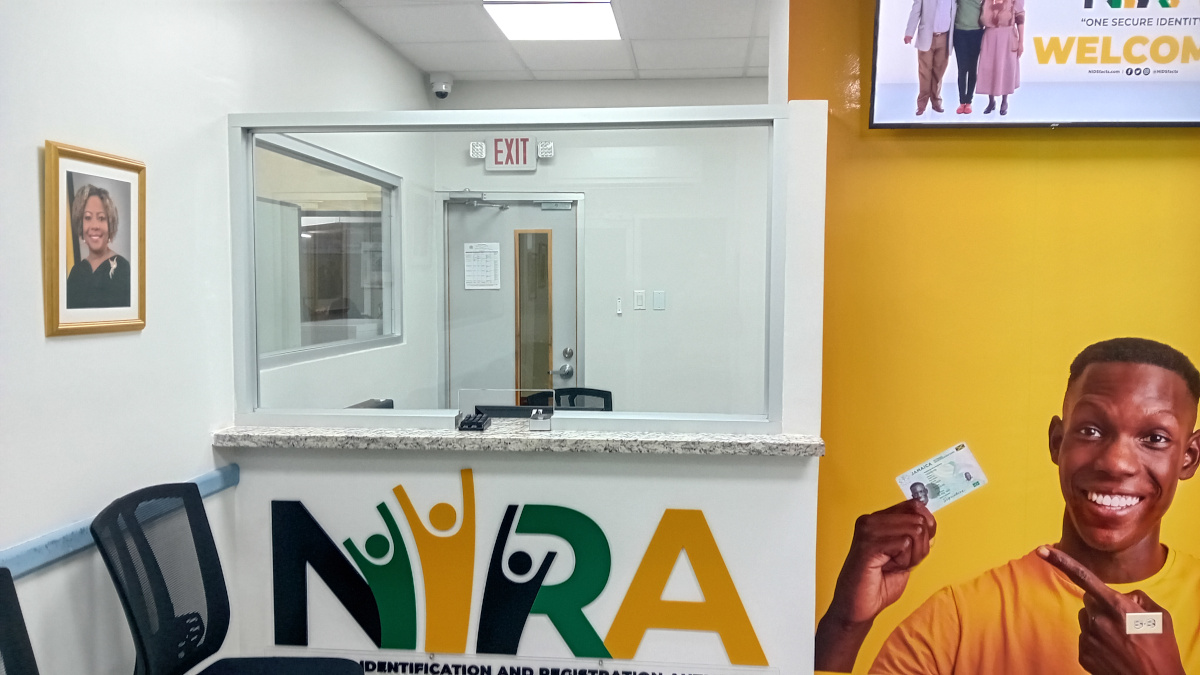 NIRA enrollment office at the Central Sorting Office in Jamaica
